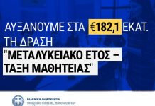 Αυξάνεται στα 182, 1 εκατ, ευρώ ο προϋπολογισμός για τη Δράση «Μεταλυκειακό Έτος – Τάξη Μαθητείας»