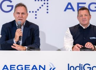 Μνημόνιο Συνεργασίας για πτήσεις κοινού κωδικού μεταξύ IndiGo και AEGEAN