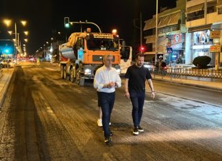 Θεσσαλονίκη: Υλοποιήθηκαν σε ποσοστό 60% οι εργασίες στην οδό Μ. Θεοδωράκη (πρώην Λαγκαδά)