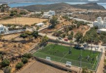 Με τη στήριξη της Invel Real Estate και της PRODEA Investments, ένα νέο γήπεδο ποδοσφαίρου στην Τρυπητή Μήλου