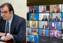 Στην πρώτη του συνεδρίαση υπουργών Οικονομικών της G7 ο Κυρ. Πιερρακάκης ως πρόεδρος του Eurogroup