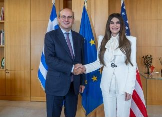 Συνάντηση Κ. Χατζηδάκη – K. Γκιλφόιλ: Στο υψηλότερο επίπεδο των τελευταίων ετών οι σχέσεις Ελλάδας-ΗΠΑ