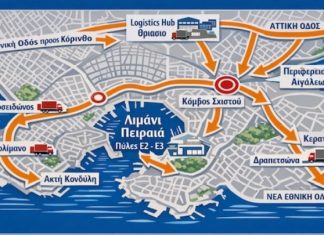 Το ΕΒΕΠ έθεσε υπόψη του Κ. Κυρανάκη τα στοιχεία της ημερήσιας διακίνησης φορτηγών στο λιμάνι του Πειραιά