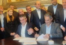 Το πρακτικό παραχώρησης για το τμήμα Χανιά-Ηράκλειο και την προαίρεση Κίσσαμος-Χανιά του ΒΟΑΚ υπέγραψε ο υπουργός Υποδομών Χρίστος Δήμας