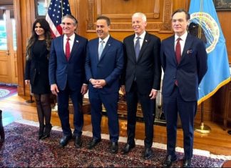 Τριμερής Παπασταύρου με Μπέργκαμ και Ράιτ στην Ουάσινγκτον για τη στρατηγική εμβάθυνση της ενεργειακής συνεργασίας Ελλάδας-ΗΠΑ