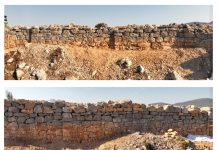 ΥΠΠΟ: Αποκαταστάθηκαν η Νότια Πύλη της μυκηναϊκής ακρόπολης του Γλα και μέρος του κυκλώπειου τείχους της