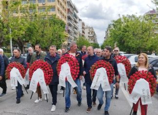 Ολοκληρώθηκαν οι πορείες της Εργατικής Πρωτομαγιάς